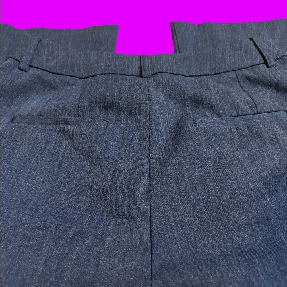 Nine West Navy Chinos Versatile Office Wear Barely Bootcut size 6 - Picture 6 of 8